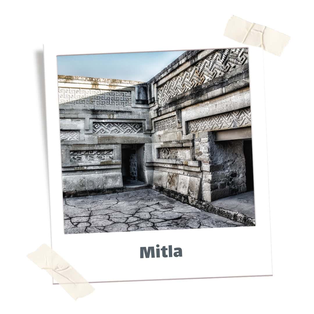 Image of Mitla archeological site in Oaxaca