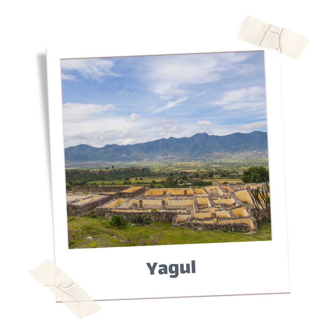 Image of the ruins of Yagul in Oaxaca