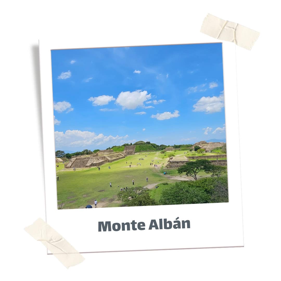Image of the ruins of Monte Alban during a day trip from Oaxaca City