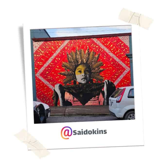Mural of a Indigenous child with a corn crown. Found during my 3 days in Oaxaca