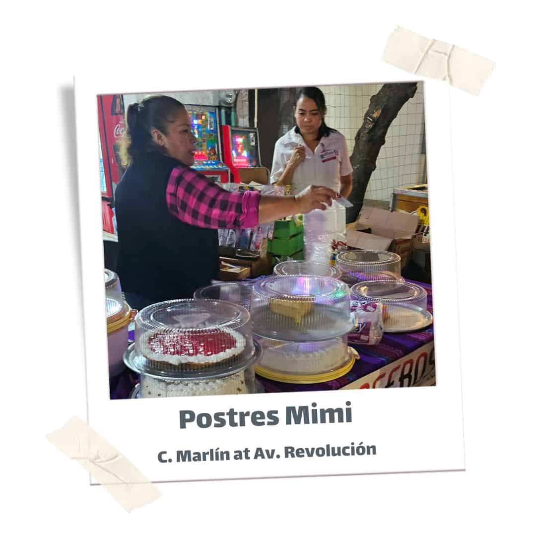 Woman at a table with desserts - Postres Mimi, a Sayulita hidden gem