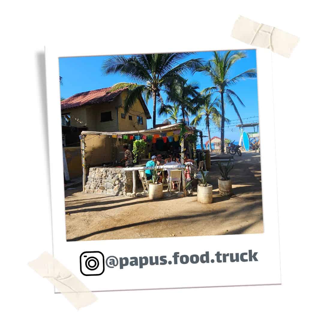 Papu's food truck, a sayulita hidden gem