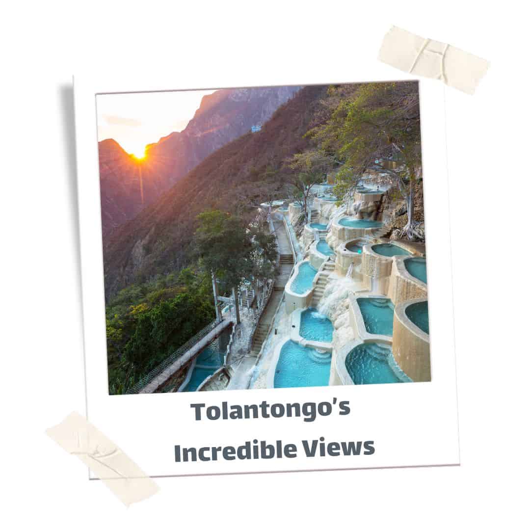 Mountain views of Tolantongo Mexico, one of the best places to visit in mexico